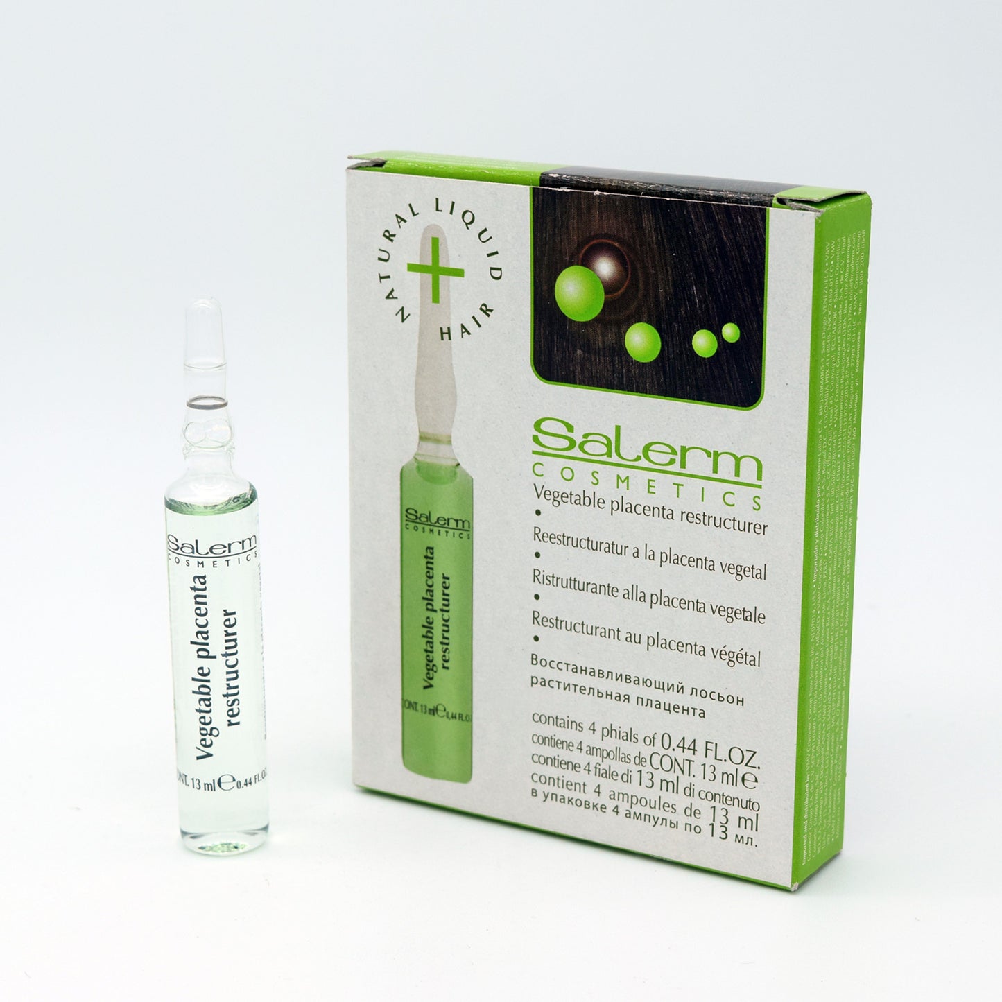 Tratamiento de reestructuración de placenta vegetal 4 Amp - Salerm